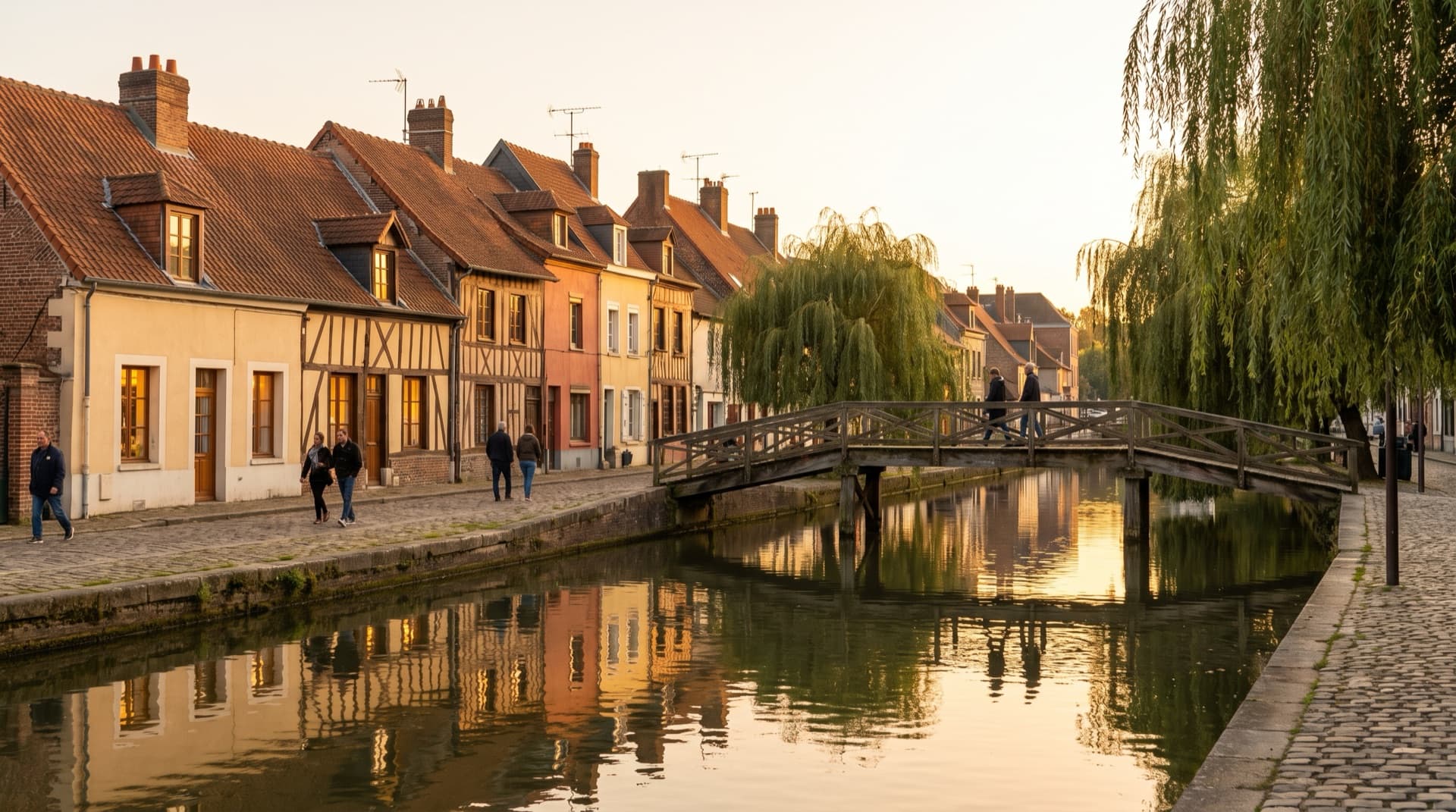 Le quartier Saint-Leu d'Amiens et ses canaux
